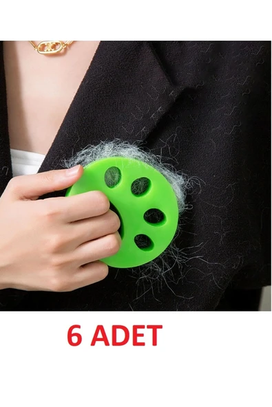 KUZGUN TİCARET Çamaşır Makinesi Ve Evcil Hayvanlar İçin Tüy Toplayıcı Yıkanabilir Aparat 6 Adet (4767) - Lisinya