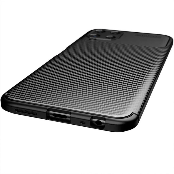 Galaxy M32 Kılıf Zore Negro Karbon Tasarım Silikon Kılıf - 10