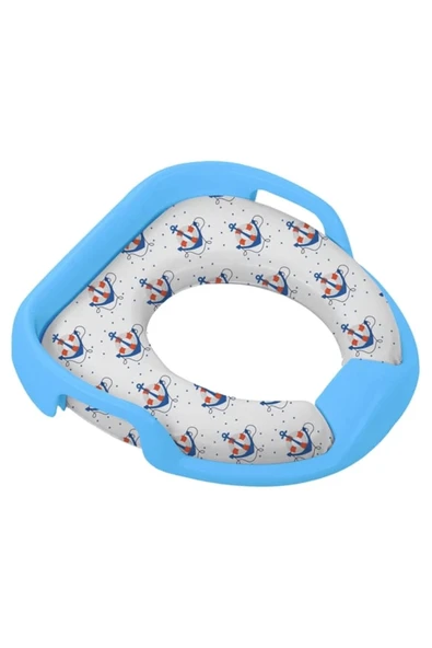 KUZGUN TİCARET Softy Jumbo Kids Çocuk-bebek Yanlardan Tutmalı Yumuşak Süngerli Klozet Kapağı Adaptörü ( Lisinya )