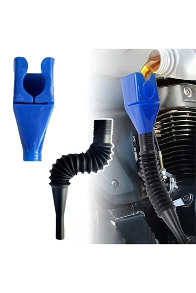 KUZGUN TİCARET Plastik Araç Motosiklet Motor Yağ Hunisi Sıvı Aktarım Mazot Benzin Yağ Hunisi