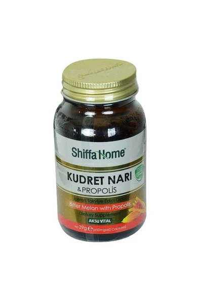 KUZGUN TİCARET Shiffa Home Kudret Narı & Propolis 650 Mg x 60 Kapsül