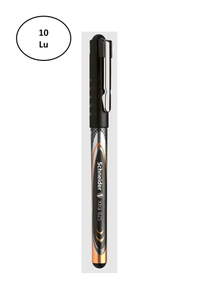 KUZGUN ONLİNE SHOP Schneıder Xtra 825 Konik Uçlu Roller Kalem 0,5 Mm Siyah 10'lu
