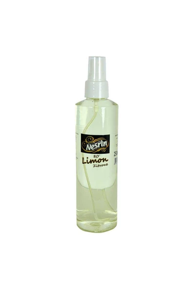 KUZGUN TİCARET Limon Kolonyası 80 Derece Pet Şişe Sprey 250 ML