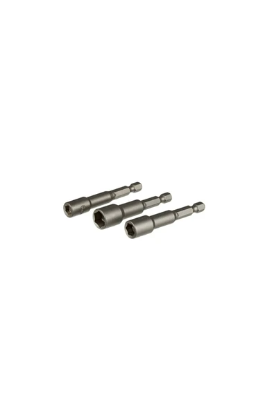 KUZGUN TİCARET Manyetik Somun Adaptörü - 3 Lü Set 6,8,10x65 Mm - Lisinya