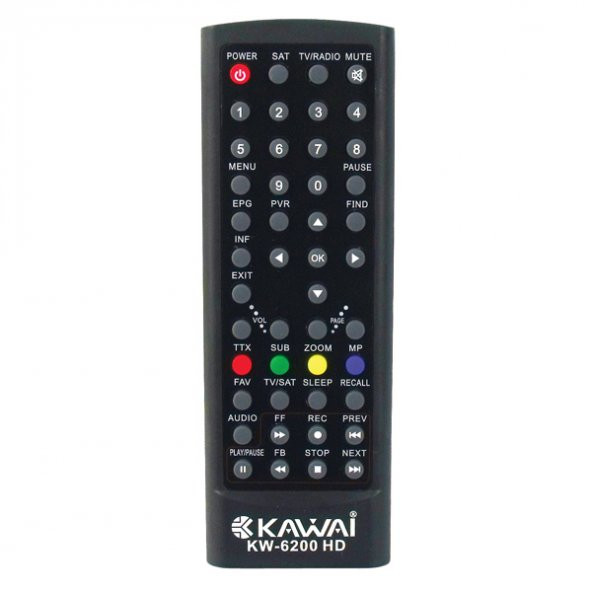 Weko Kawai KW-6200 HD Uydu Alıcı Kumandası