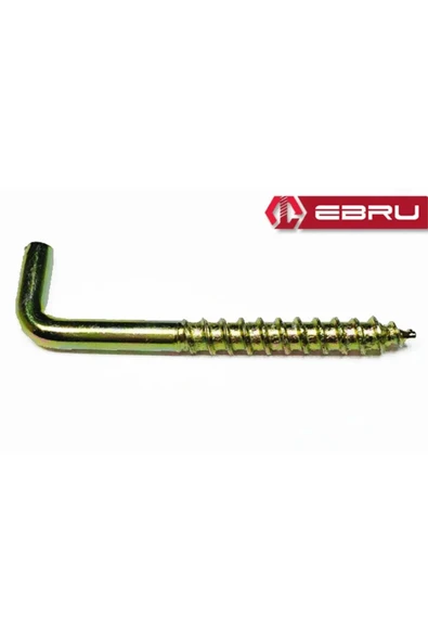 KUZGUN TİCARET Vidalı Korniş Çivi No:4 - 3,5x40 - 10 Adet - Lisinya
