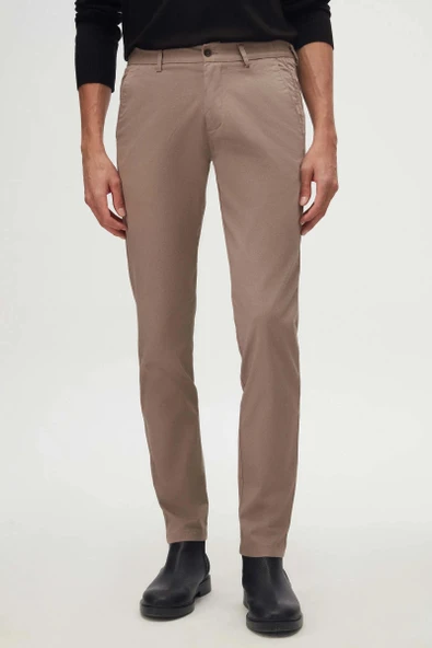 Avasar Erkek S.Kahve Regular Fit Keten Pantolon 7272