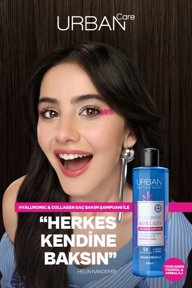 Urban Care Hyaluronic & Collagen 5X Renkli ve Dolgun Şampuan 350 ml - 3