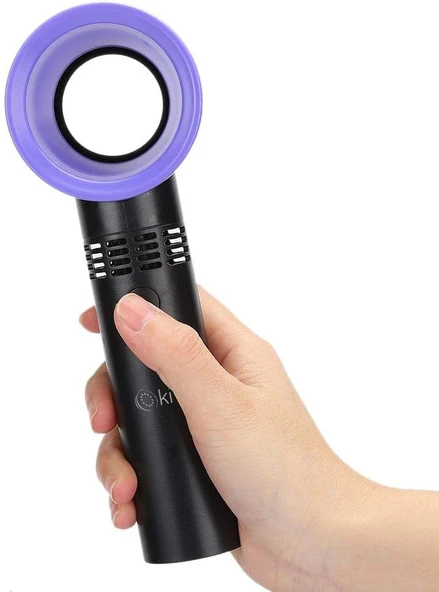 Kiwi KFAN-7610 Şarjlı Pervanesiz Taşınabilir El Fanı - 6