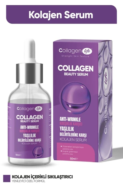 Collagen Life Yaşlanma Ve Kırışıklık Karşıtı Aydınlatıcı & Nemlendirici Kolajen Serum 50 ml - 6