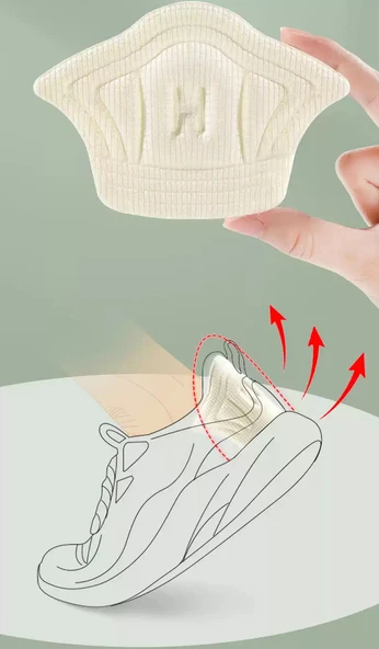 10 mm Ayarlanabilir Ayakkabı Vurma Önleyici Ve Daraltma Pedi Foam Yastık - 4