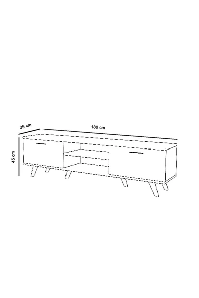 İstanbul Tv Ünitesi Ceviz - Resim 6