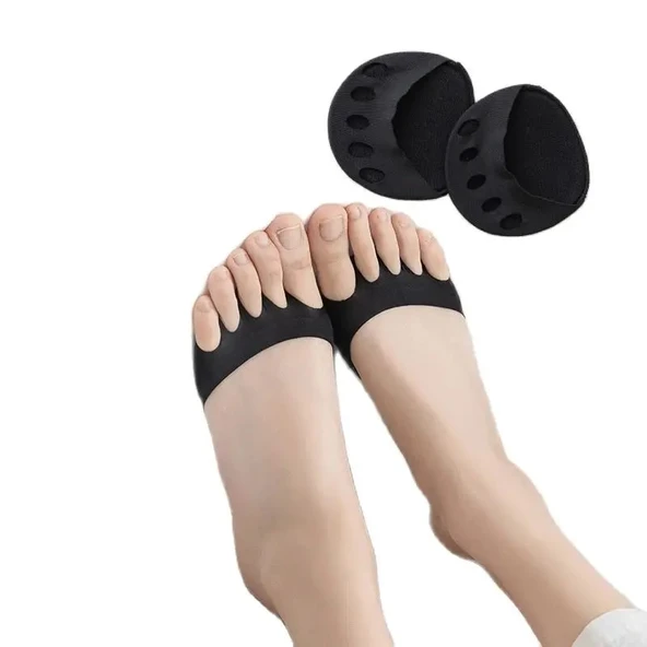 Kumaş 5 Parmağa Geçen Metatarsal Parmak Altı Koruyucu Hava Alabilen Ayak Destek Pedi - 3