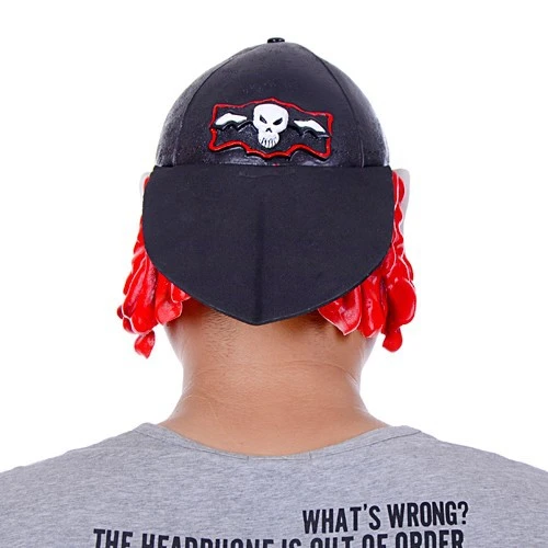 Lateks Şapkalı Gözlüklü Beyaz Maske - 3