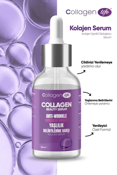 Collagen Life Yaşlanma Ve Kırışıklık Karşıtı Aydınlatıcı & Nemlendirici Kolajen Serum 50 ml - 4