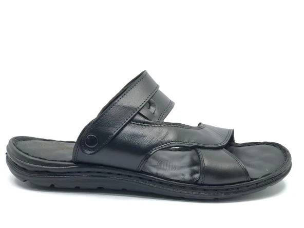 Asker 1929 %100 Hakiki Deri Erkek Full Ortapedik Terlik - Resim 4