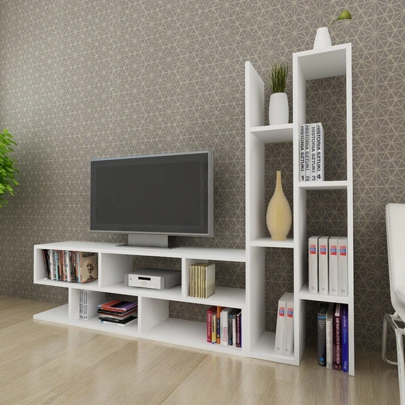 Joungle Tv Ünitesi Beyaz - Resim 6