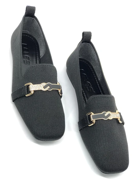 Feles Tiriko Küt Burun Toka Detaylı Kadın Babet Ayakkabı - Resim 7