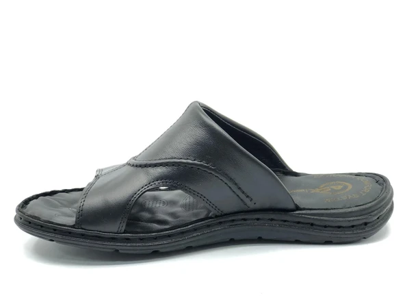 Asker 1925 %100 Hakiki Deri Erkek Full Ortapedik Terlik - Resim 5