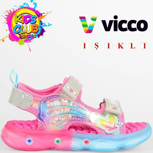 Vicco Can Ortopedik Işıklı Çocuk Sandalet ürün görseli 1