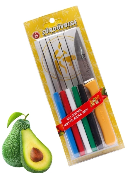 Sürdövbisa 61010 6'lı Meyve Seti (Sivri Uç ) Karma ürün görseli