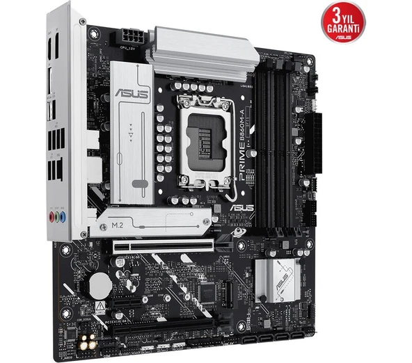 Asus Prıme B860M-A-CSM Intel B860 LGA1851 Ddr5 8666 2xdp HDMI Çift M2 Usb3.2 Gen 2x2 Aura Rgb 2.5 - 3