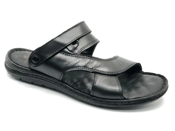 Asker 1929 %100 Hakiki Deri Erkek Full Ortapedik Terlik - Resim 2