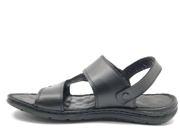 Asker 1929 %100 Hakiki Deri Erkek Full Ortapedik Terlik - Resim 5