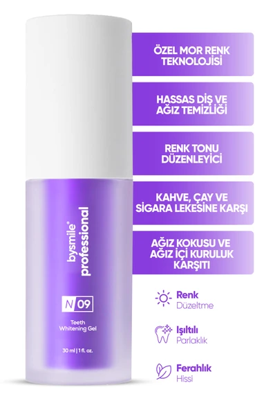 BySmile Professional No:09 Mor Diş Beyazlatıcı Jel - 2