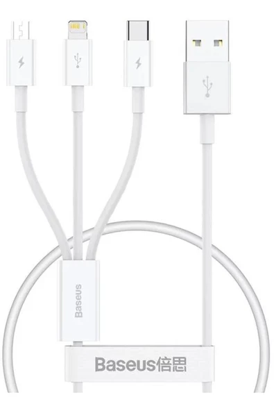 3İN1 Micro Type-C iPhone Şarj Kablo Kısa Powerbank Kablosu İphone 11 12 13 14 15 Pro Max Şarj