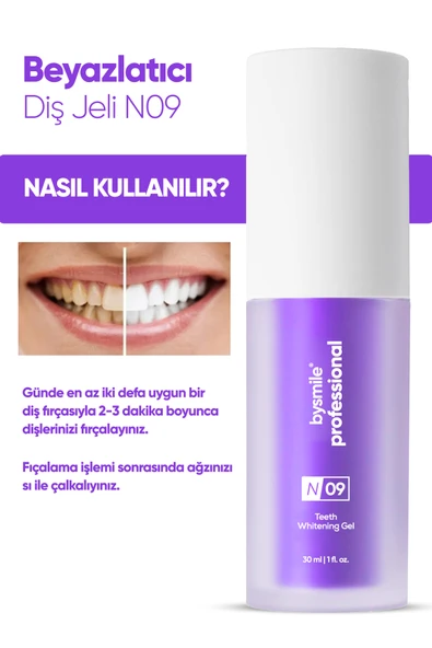 BySmile Professional No:09 Mor Diş Beyazlatıcı Jel - 5
