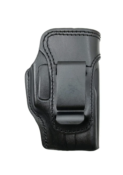 Glock 19 Uyumlu Yönü Değişebilir Gerçek Deri İç-Dış Siyah Silah Kılıfı - 2