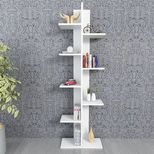 Karo Dekoratif Kitaplık Beyaz - 3