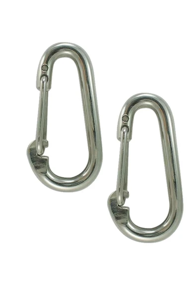 Baş Zincir Karabina Yaylı 5 Mm Galvanizli 2 Adet - Resim 5