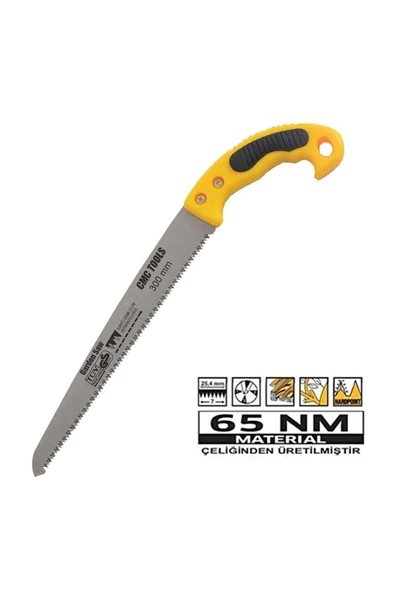 Budama Testeresi 300 Mm Bağ Dal El Testeresi Plastik Saplı - Resim 2