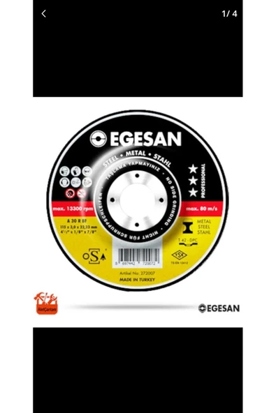 Metal Kesici Disk Spiral Flex Taşı 230 mm