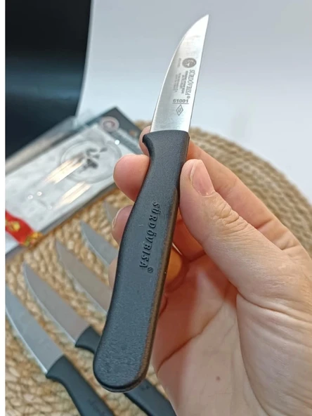 Sürdövbisa 61010 6'lı Meyve Seti (Sivri Uç ) Siyah - 4