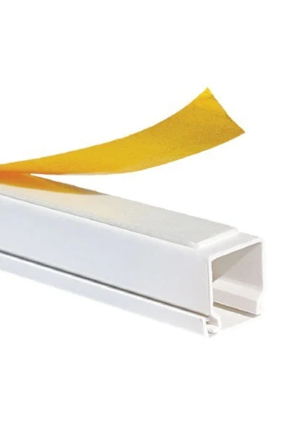 Yapışkan Bantlı Kablo Kanalı 25x25 Mm -10 Boy 20 Metre ürün görseli
