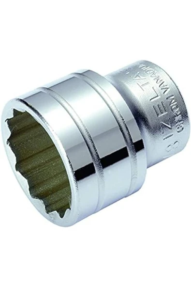 1120061030 3/4" On İki Köşe Lokma Anahtar, Krom, 30 Mm  30mm ürün görseli