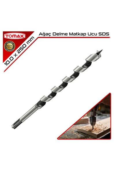 Ağaç Delme Matkap Ucu Kısa SDS | 10.0 x 250 mm ürün görseli