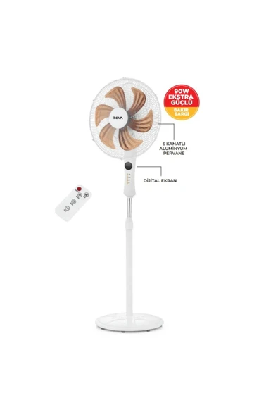Serin Ayaklı Kumandalı Vantilatör 18" ürün görseli