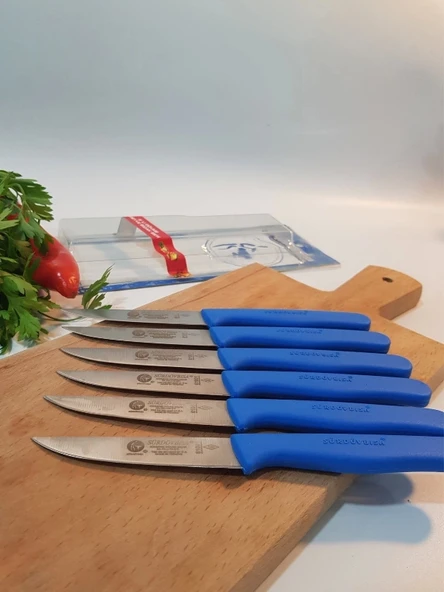 Sürdövbisa 61010 6'lı Meyve Seti (Sivri Uç ) Mavi - Resim 2