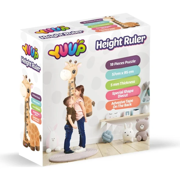 Yuup Height Ruler (Boy Ölçer) Zürafa Boy Cetveli