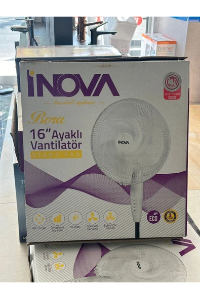 AYAKLI VANTİLATÖR SOĞUTUCU BORA 16 İNÇ 3 KANATLI - Resim 2