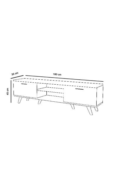 Moonlife İstanbul Tv Ünitesi Beyaz - Resim 3