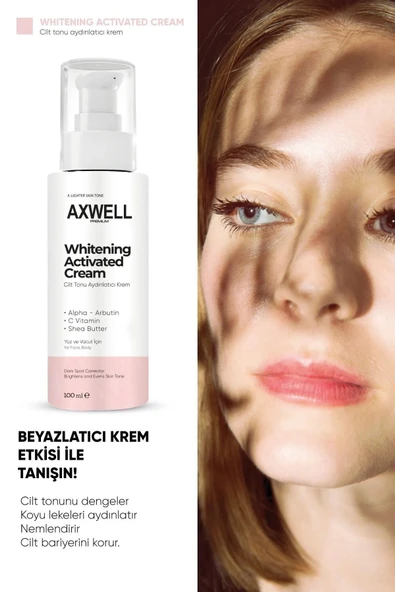 AXWELL PREMIUM Cilt Beyazlatıcı Aydınlatıcı Alpha Arbutin Leke Karşıtı Krem Vitamin C, Shea Butter Krem - 6