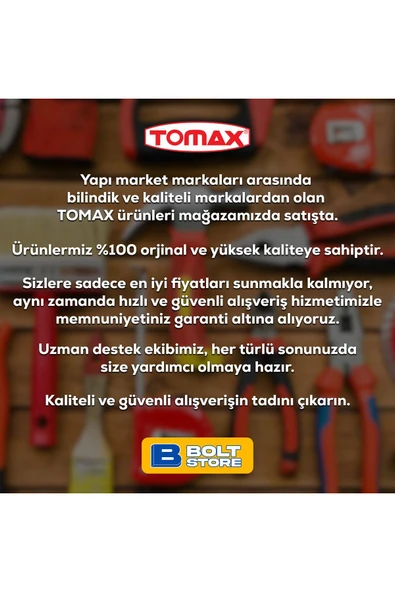Tomax Ağaç Delme Matkap Ucu Uzun SDS | 8.0 x 500 mm - Resim 2