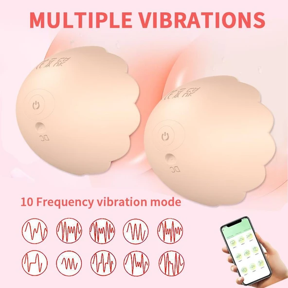 Telefon Kontrollü Göğüs Vibratörü - 8