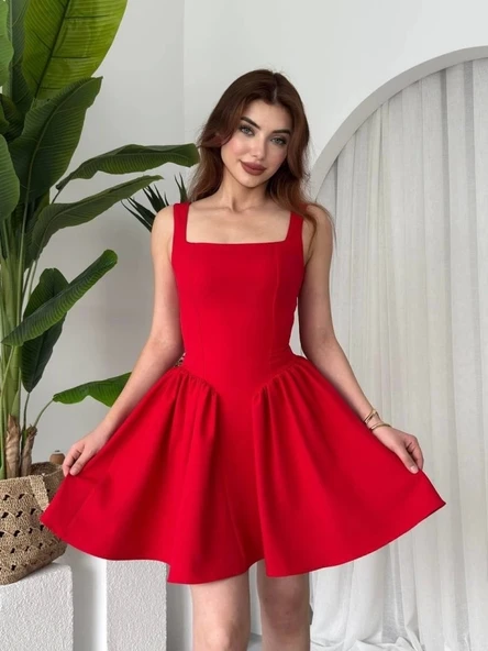 Dreas Fiyon Detaylı Elbise - 6