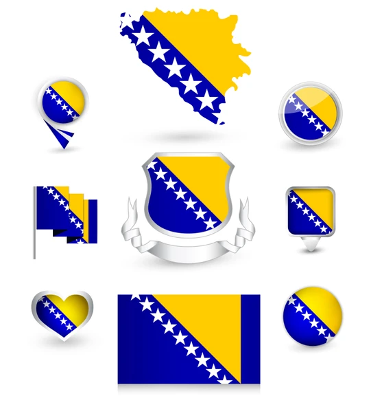 Bosna Hersek Sticker Set